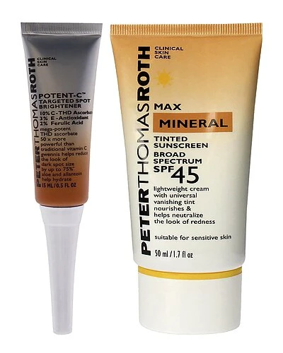 Peter Thomas Roth Nt-C Targeted Spot Brightener & Max Mineral Tinted Sunscreen SPF 45 Kit Women