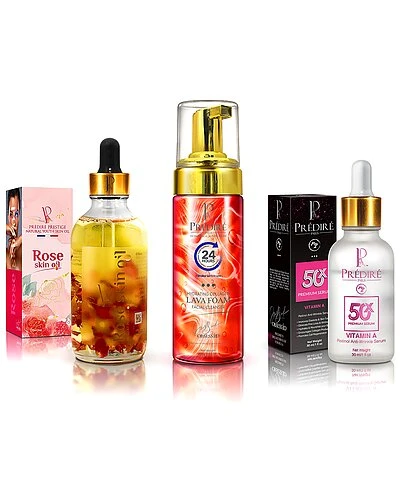 7.07oz Vitamin A & Retinol Anti-Wrinkle Collection With Rose Skin Oil Women