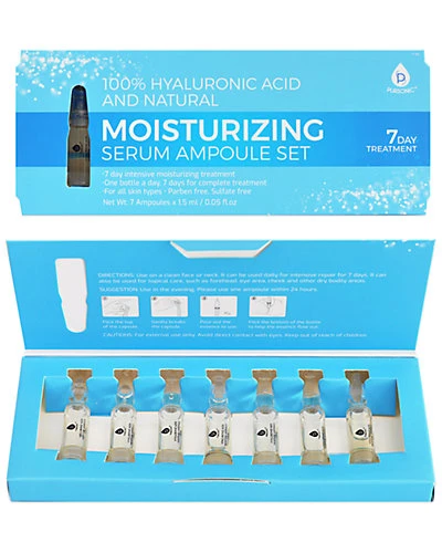 7pc Hyaluronic Acid & Natural Moisturizing Serum Set Women