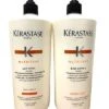 Kérastase 34oz Bain Satin 2 Shampoo & 34oz Lait Vital Conditioner Set With 2 Pumps Women
