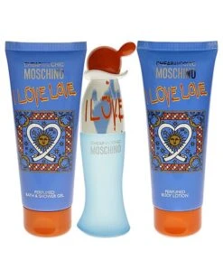 MOSCHINO Women's I Love Love Cheap And Chic 3pc Gift Set