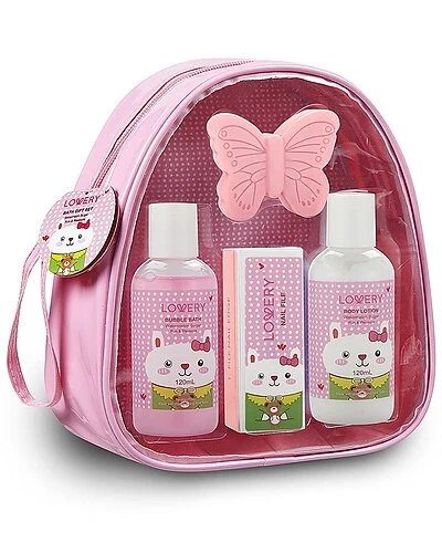 Kids Bubble Bath 5 Piece Set, Watermelon Body Care Package Women