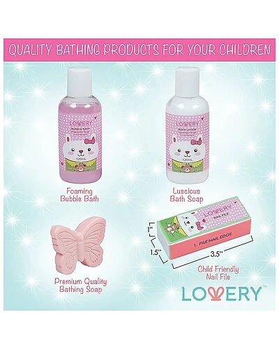 Kids Bubble Bath 5 Piece Set, Watermelon Body Care Package Women - Image 3