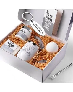 Personalized Gifts For Men, Spa Gift With Wine Tumbler, Self Care Kit Women
