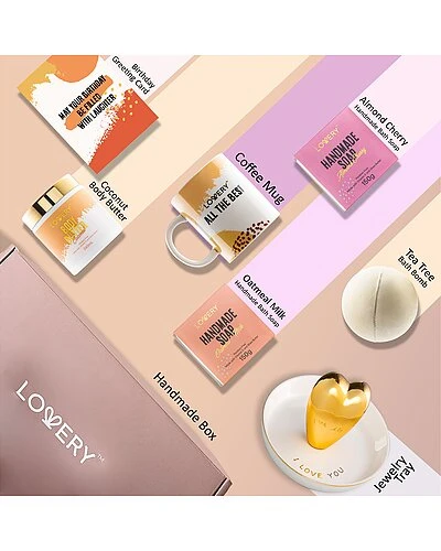 Happy Birthday Personalized Gift Box, 8pc Unique Self Care Relaxing Spa Women - Image 2