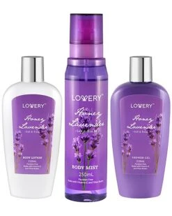 Honey Lavender Bath And Body Care Travel Set Women