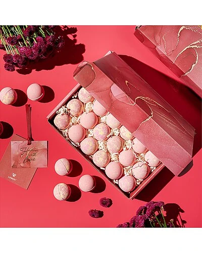 Handmade Bath Bomb Gift Set, 30pc Bubble Bath Fizzy In Rose Petal, Jasmine, Grapefruit Scents Women - Image 2